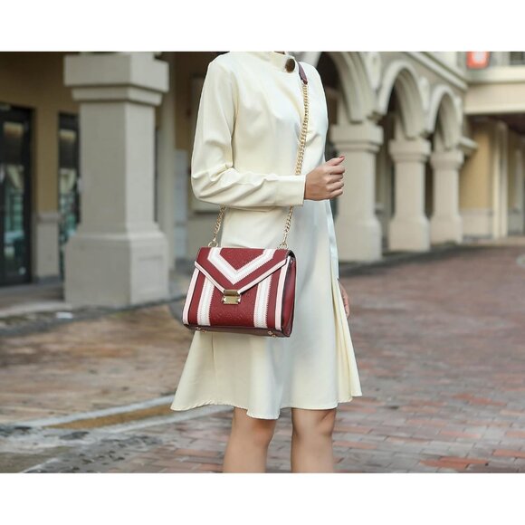 Crossbody Bag Vegan Leather Small Messenger Purse for Women Purse - Picture 2 of 7